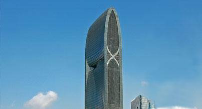 Bauchvorhaben China: Pearl River Tower in Guangzhou